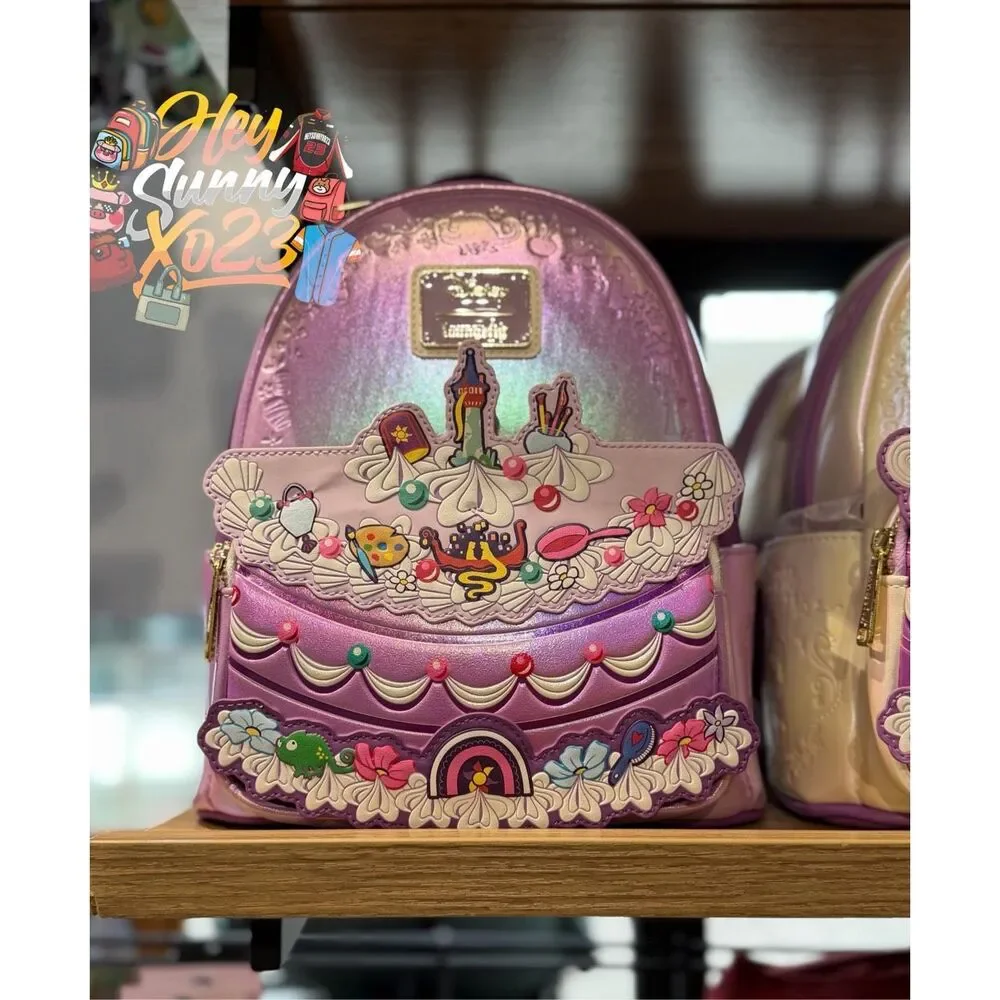 Loungefly Disney Tangled Rapunzel Cake Mini Backpack